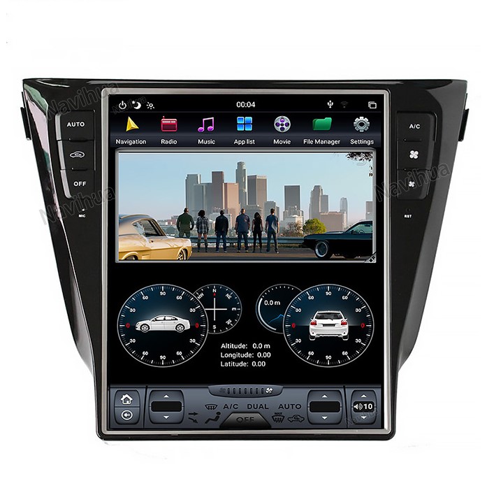Nissan  X-TRAIL 2014-2017 Tesla style 12.1 inch Android Car DVD Player 